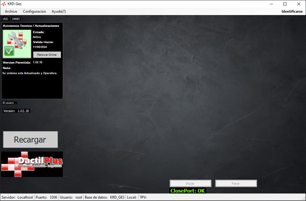 Screenshot von KRD-Ges