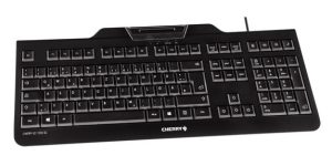 Teclado + Lector DNI Elec. USB Negro Cherry KC 1000 SC