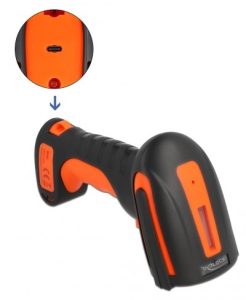 Pistola 1D+2D Bluetooth o USB 2,4 Ghz sin soporte Industrial Delock