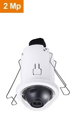 Cámara IP 2 MP, Empotrar, WDR Pro, SNV, PoE