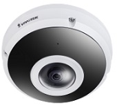 Domo IP Hemisferico 5 MP, 360º con IR 10 m IP65