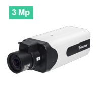 Cámara IP 3 MP varifocal 2,8-12 mm, P-iris, WDR Pr