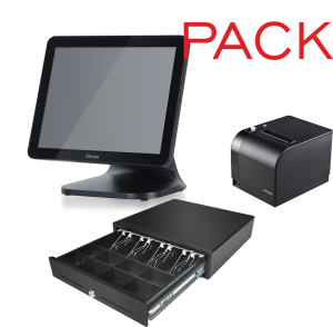 Pack TPV ELINES IRIS 15″ CPU J6412 + Cajón + Impresora