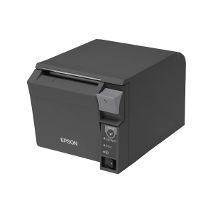 Impresora de ticket térmica Epson TM-T70II. Conexión USB + RS232. Color Negro.