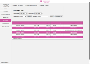 Plataforma web SERAPHIM 250 empleados