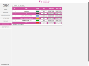 Plataforma web SERAPHIM 250 empleados