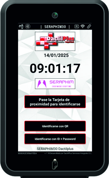 Terminal Tactil SERAPHIM30 - Fichajes